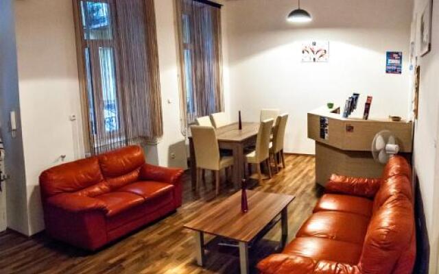 Inside Hostel Budapest