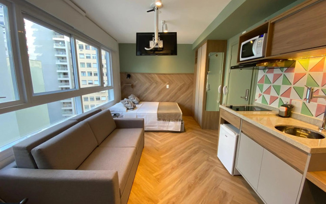 360 Suítes Consolação - Apartamentos mobiliados