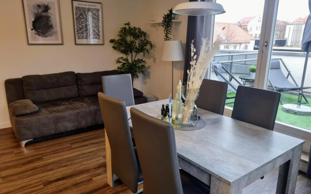 Leipzig Residenz Goethe Apartment mit Whirlpool und 2 Dachterrassen