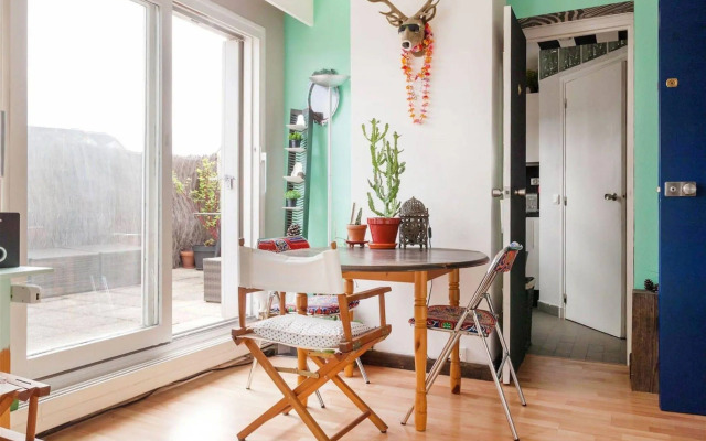 Rooftop studio with terrace