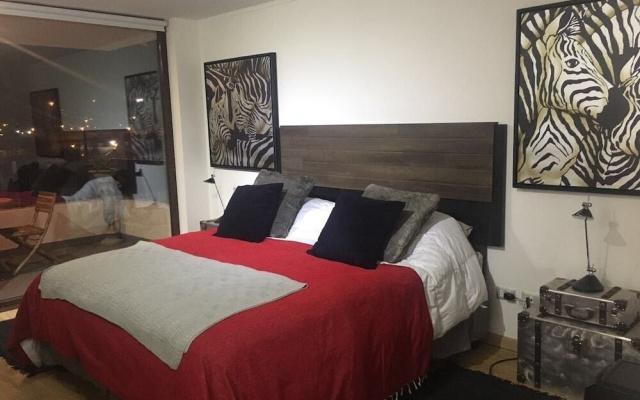 Departamento blanco en Las Condes