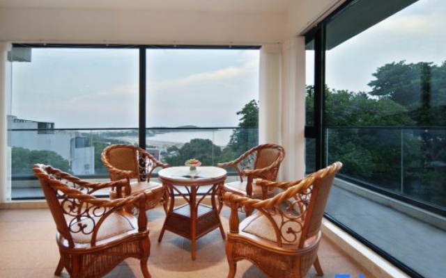 June Bay. sea and sunr i se Golf Pool Seaview Villa (Zhujiajian Nansha Store) – Balcony – Zhoushan