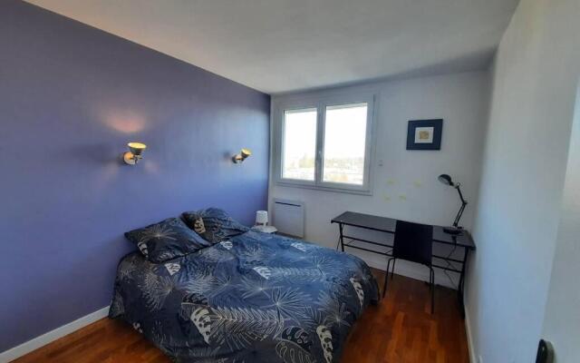 appartement 70m² 3 chambres avec 3 lits 2 places