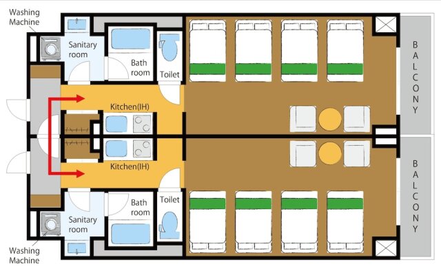 TAKUTO HOTEL Shinsaibashi