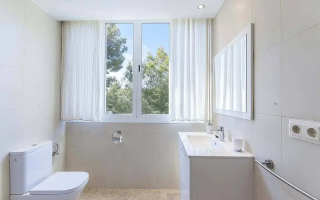 The Villa Located in Cala Vinyes, has a Private Pool