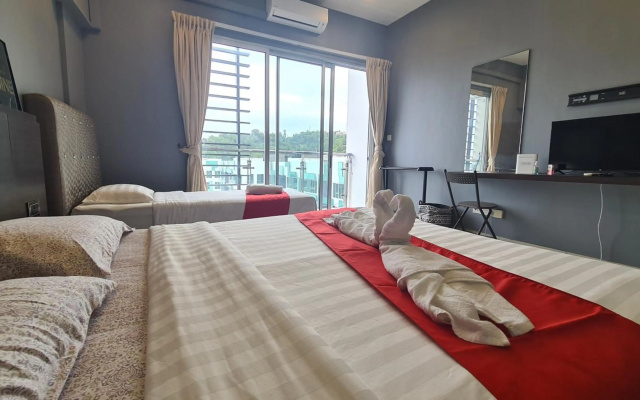Aeropod KK Studio Unit 09 Near Airport And City Free Parking – Guest Rooms – Kota Kinabalu