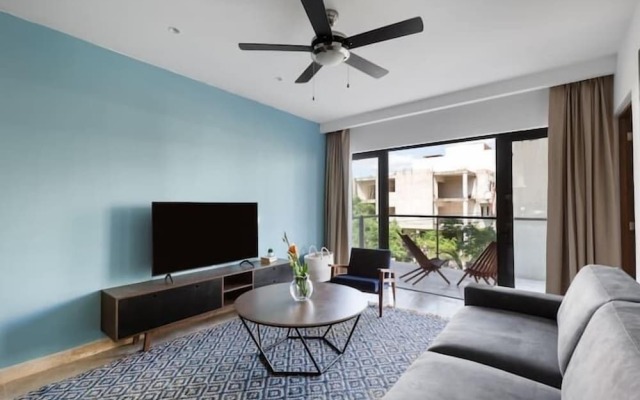 Apartments near the beach pool and gym