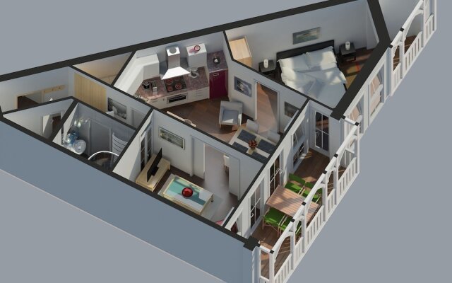 Apartment With Balcony in Ruegen