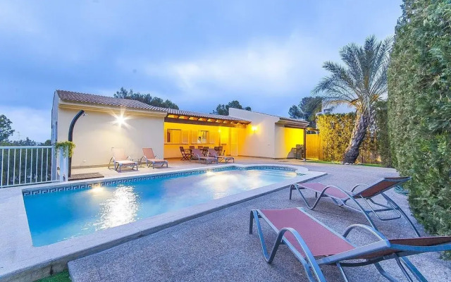 The Villa Located in Cala Vinyes, has a Private Pool