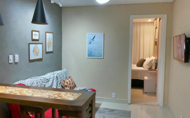 Apart. Acolhedor na Praia de Itapuã