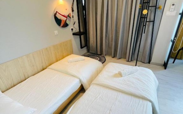 JQ3 at Town! 2 bdrm with Mount Kinabalu View up to 8 pax – Guest Rooms – Kota Kinabalu