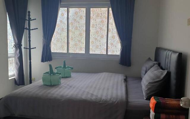 Reindeer house front beach