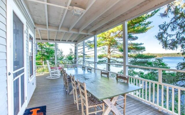 East Boothbay Oceanfront Home by RedAwning