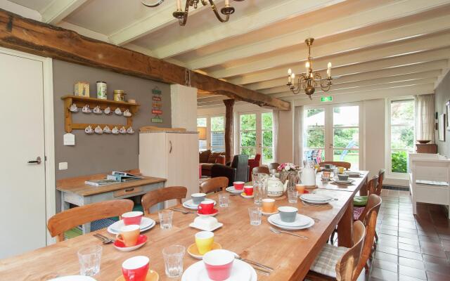 Restored back building of a farm.