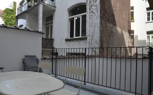 Duplex In Art Nouveau House in St Gilles City Center