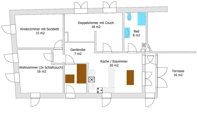 gemütliches Sandsteinhaus