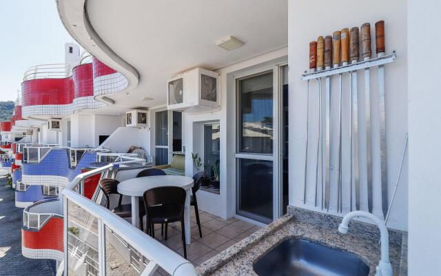 Apartamento com wi-fi e vista para o mar - HB54F