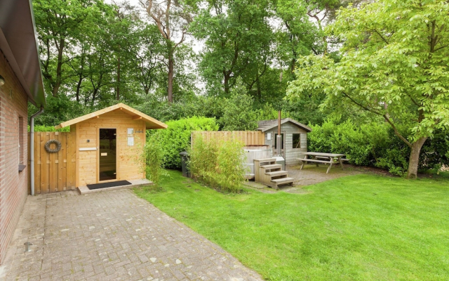 Holiday home in a rural location in Vessem, North Brabant, with sauna and hot tub