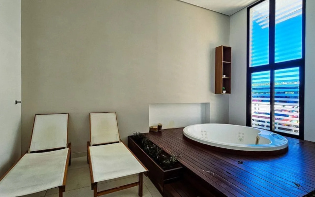 Apartamento Premium c Piscina Jacuzzi e Academia