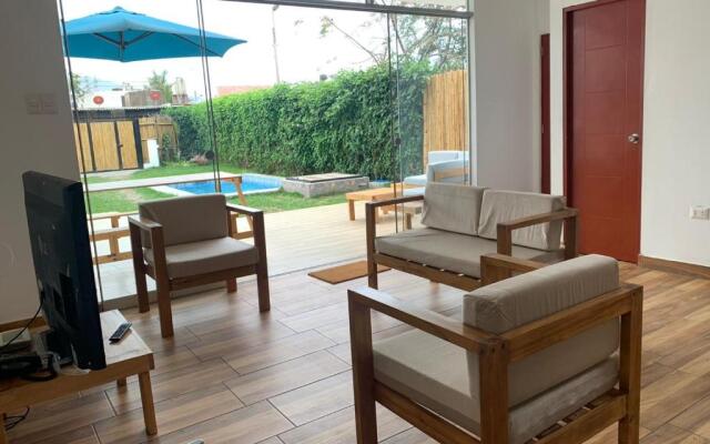 Casa con piscina ideal para familias