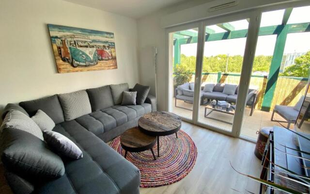 T4 avec terrasse idéal en famille ou entre amis