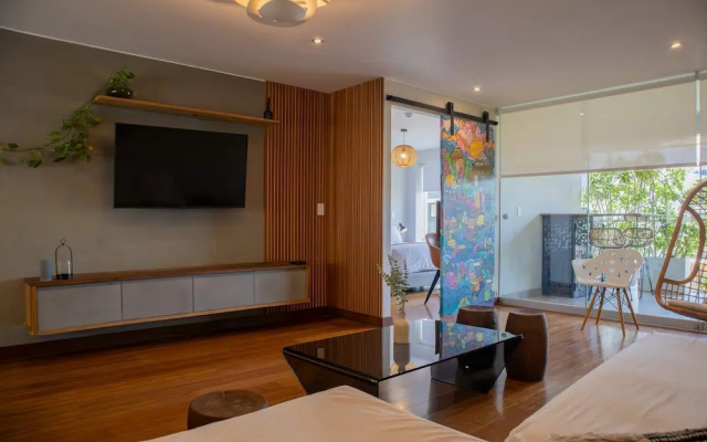 w Atonishing 1BR With Terrace in Barranco