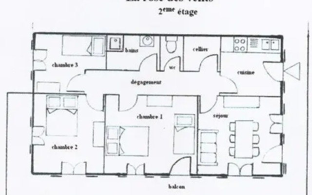 Appartement 7 Pers. Dans Chalet Classe 2* 70075