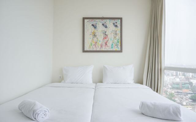 Nice And Elegant 2Br At 26Th Floor Menteng Park Apartment