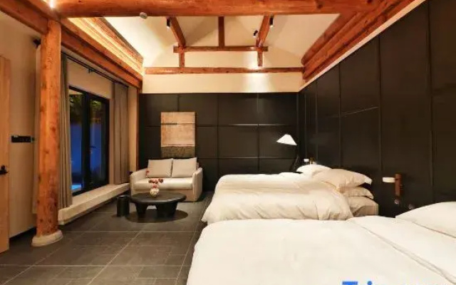 Qingmo · Private Hot Spring · Homestay (Xinzhou Ancient City)