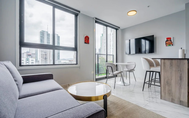 w Situated 1BR w Beautiful View in Calle 50