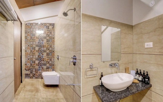 Elivaas Irene Jade 3BHK Pvt Pool Garden with Balconies