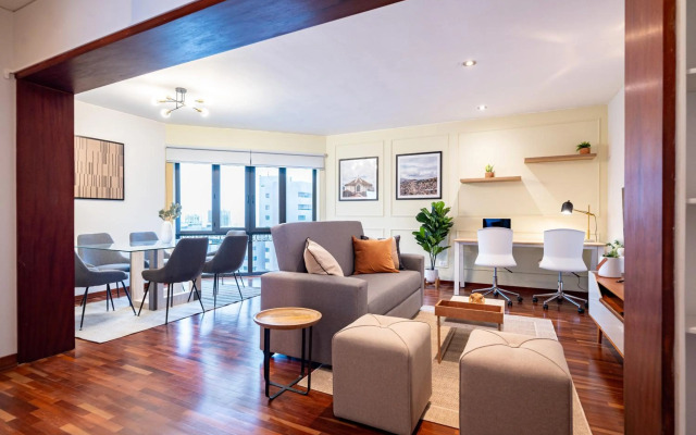 ALU Apartments - Miraflores f/Doubletree Hilton c/AC Wifi+60M