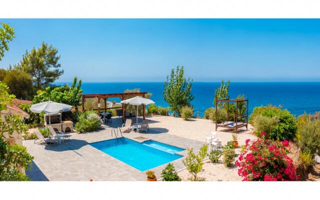 Villa Paradiso Sunset Private Pool Walk to Beach Sea Views A C Wifi - 3072