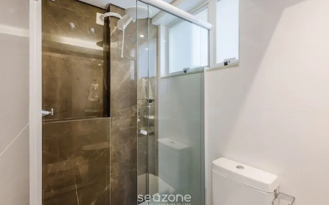 Apt beira-mar centro próx. restaurantes IPT0141