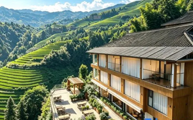 Go to see the mountain dwellers (Longji Jinkeng terraced shop) – Outside – Guilin