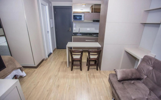 Studio com Cama e Sofá-Cama de Casal - ALL2011