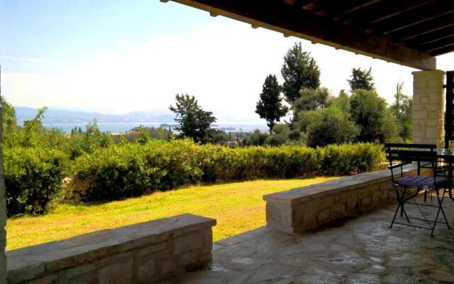 Stone Studio in Nature with view to Corfu town!