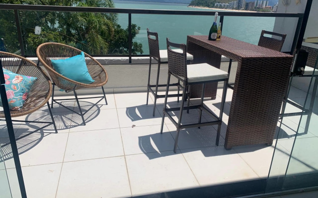 Lindo Duplex Pé Na Areia com Praia Privativa