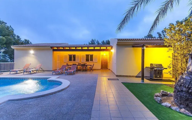 The Villa Located in Cala Vinyes, has a Private Pool