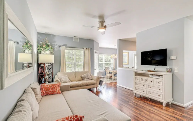 Community Pool & Private Balcony: Chic Lewes Gem