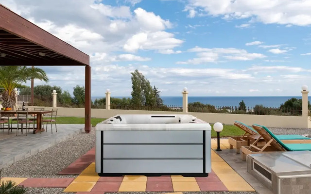 Villa Rose on the beach