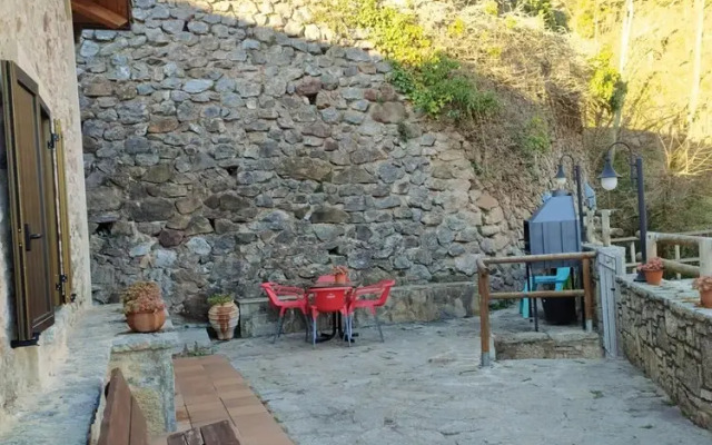 Appealing holiday home in Ogassa with patio