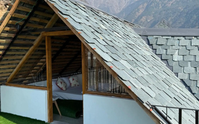 Mountain & River view by Snow Biscuit