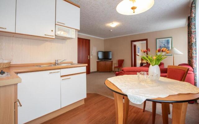 1 Raum Apartment kleiner Balkon