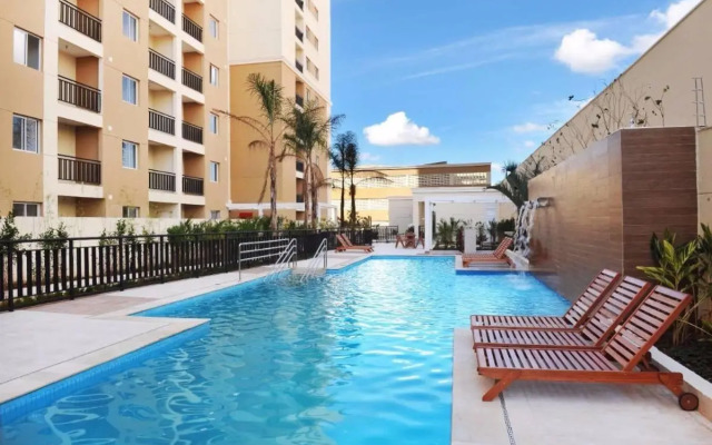 2 Quartos com Piscina Aquecida Melhor Bairro Brasília