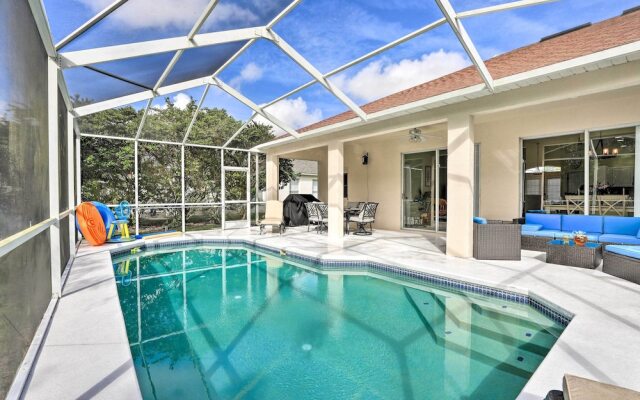 Home w/ Game Room + Lanai: 9 Mi to Disney!