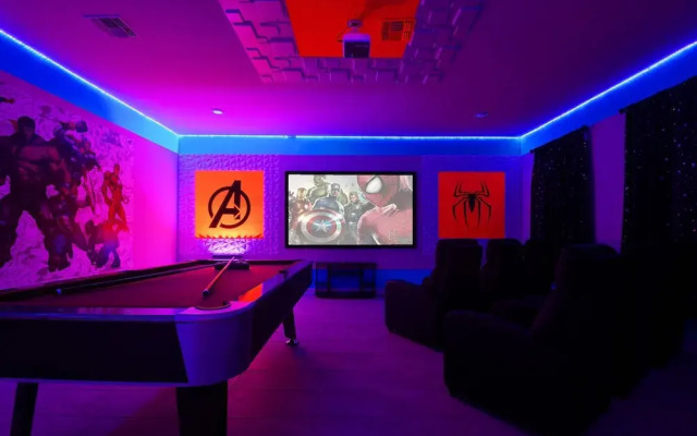 Storeylake 9Bd Pooltable Cinema Games Pool