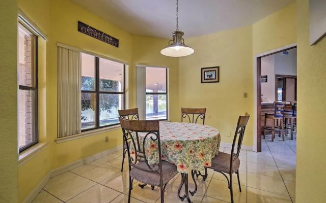 Pool & Game Room: Waterfront Harlingen Home