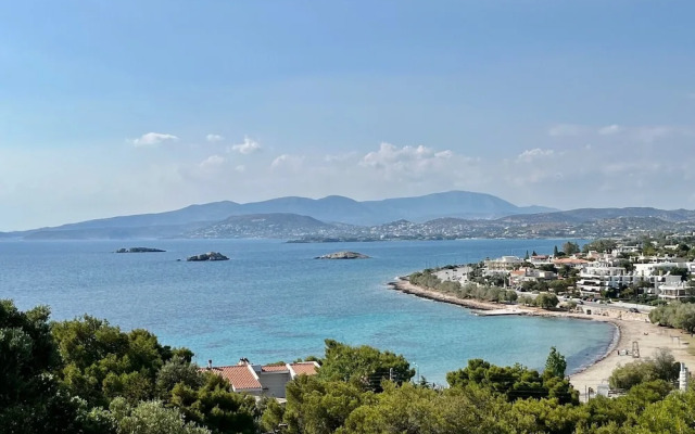 Stunning View Seaside 1-bed Apartment in Saronida