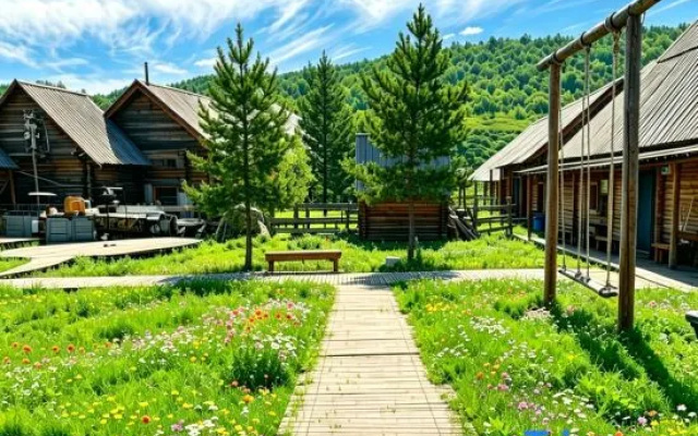 Hemu No.1 Station Villa – Outside – Altay